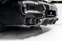 BMW M6 F06 F12 F13 2013 2014 2015 2016 2017 2018 2019 with Aftermarket Parts - Rear Diffuser Carbon Fiber / FRP