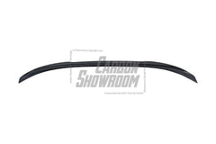 BMW 3 Series 340i 335i 330i 328i 320i 318i 335d 330d 325d 320d 318d 316d F30 Sedan 2012 2013 2014 2015 2016 2017 2018 2019 & M3 F80 Sedan 2014 2015 2016 2017 2018 with Aftermarket Parts - Rear Spoiler Carbon Fiber / FRP