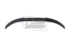 BMW 3 Series 340i 335i 330i 328i 320i 318i 335d 330d 325d 320d 318d 316d F30 Sedan 2012 2013 2014 2015 2016 2017 2018 2019 & M3 F80 Sedan 2014 2015 2016 2017 2018 with Aftermarket Parts - Rear Spoiler Carbon Fiber / FRP