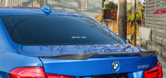 BMW 3 Series 340i 335i 330i 328i 320i 318i 335d 330d 325d 320d 318d 316d F30 Sedan 2012 2013 2014 2015 2016 2017 2018 2019 & M3 F80 Sedan 2014 2015 2016 2017 2018 with Aftermarket Parts - Rear Spoiler Carbon Fiber / FRP