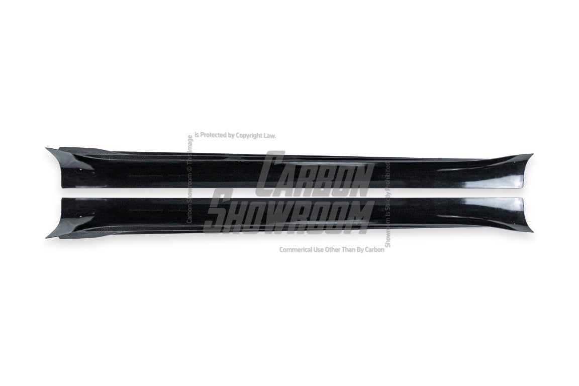 Tesla Model Y Performance AWD Long Range RWD Standard 2020 2021 2022 2023 2024 2025 with Aftermarket Parts - Side Skirts Carbon Fiber / FRP