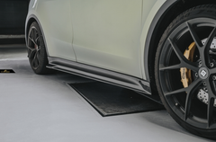 Tesla Model Y Performance AWD Long Range RWD Standard 2020 2021 2022 2023 2024 2025 with Aftermarket Parts - Side Skirts Carbon Fiber / FRP