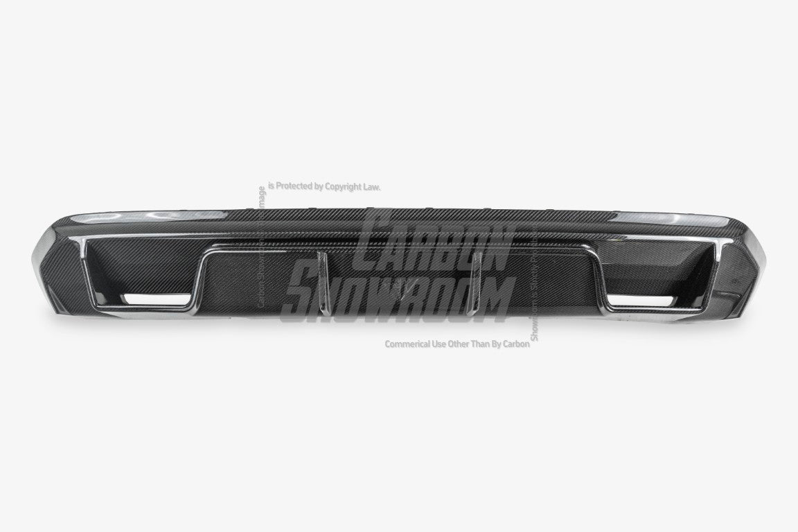Future Design FD Carbon Fiber REAR DIFFUSER & REAR CANARDS for BMW I4 G26 M50 & e Drive 40 with M package 2022-ON - Performance SpeedShop