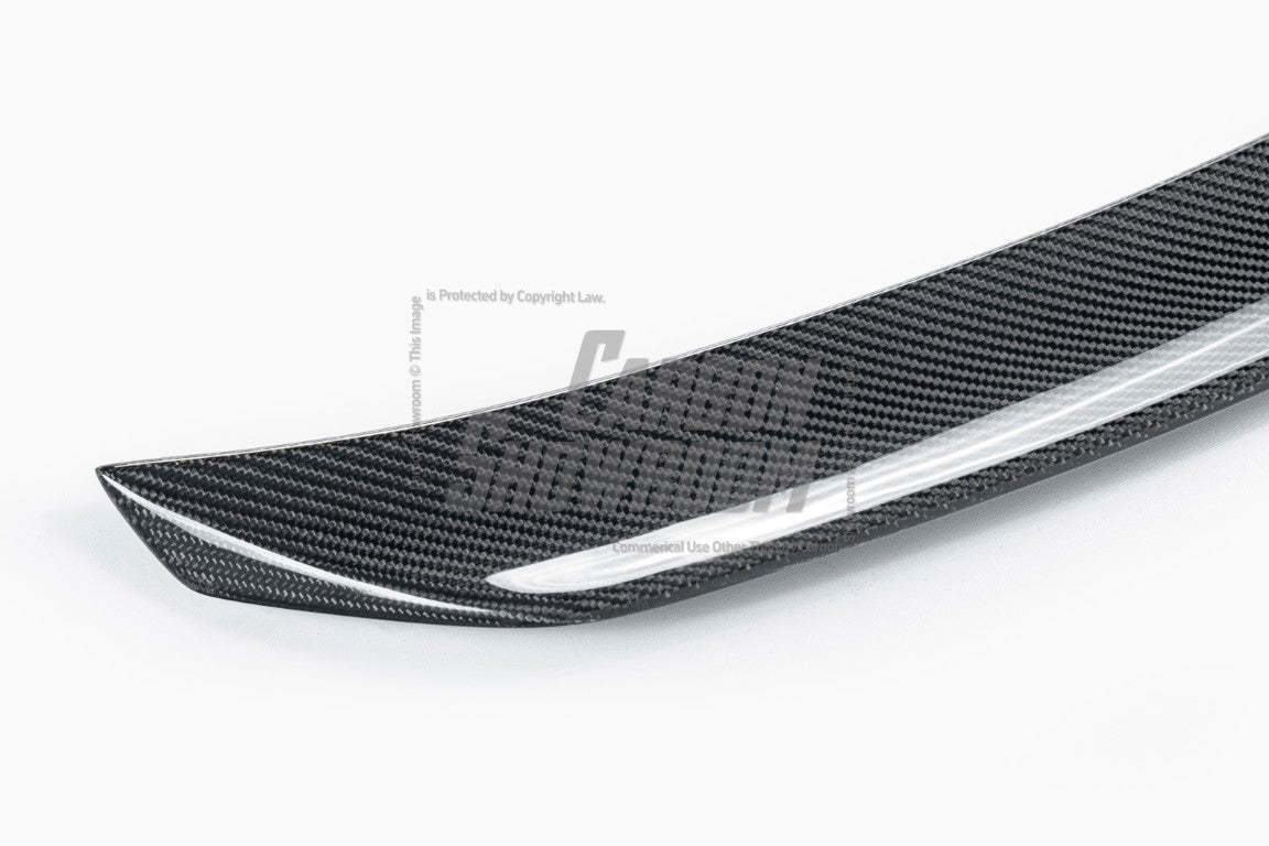 Future Design FD Carbon Fiber REAR SPOILER for Porsche Taycan Base & 4S & Turbo & Turbo S - Performance SpeedShop