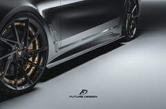 Future Design FD Carbon Fiber SIDE SKIRTS for BMW G26 I4 M50 / e Drive 40i 2022-ON