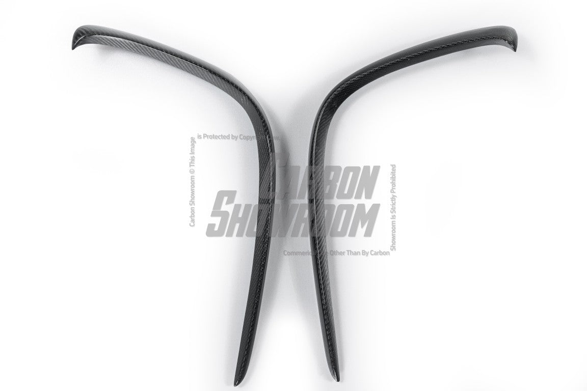 Future Design FD GT Carbon Fiber FRONT BUMPER CANARDS for Mercedes Benz GLC250 AMG / GLC300 AMG / GLC43 AMG W253 GLC & GLC Coupe 2016-2019 Pre-facelift - Performance SpeedShop