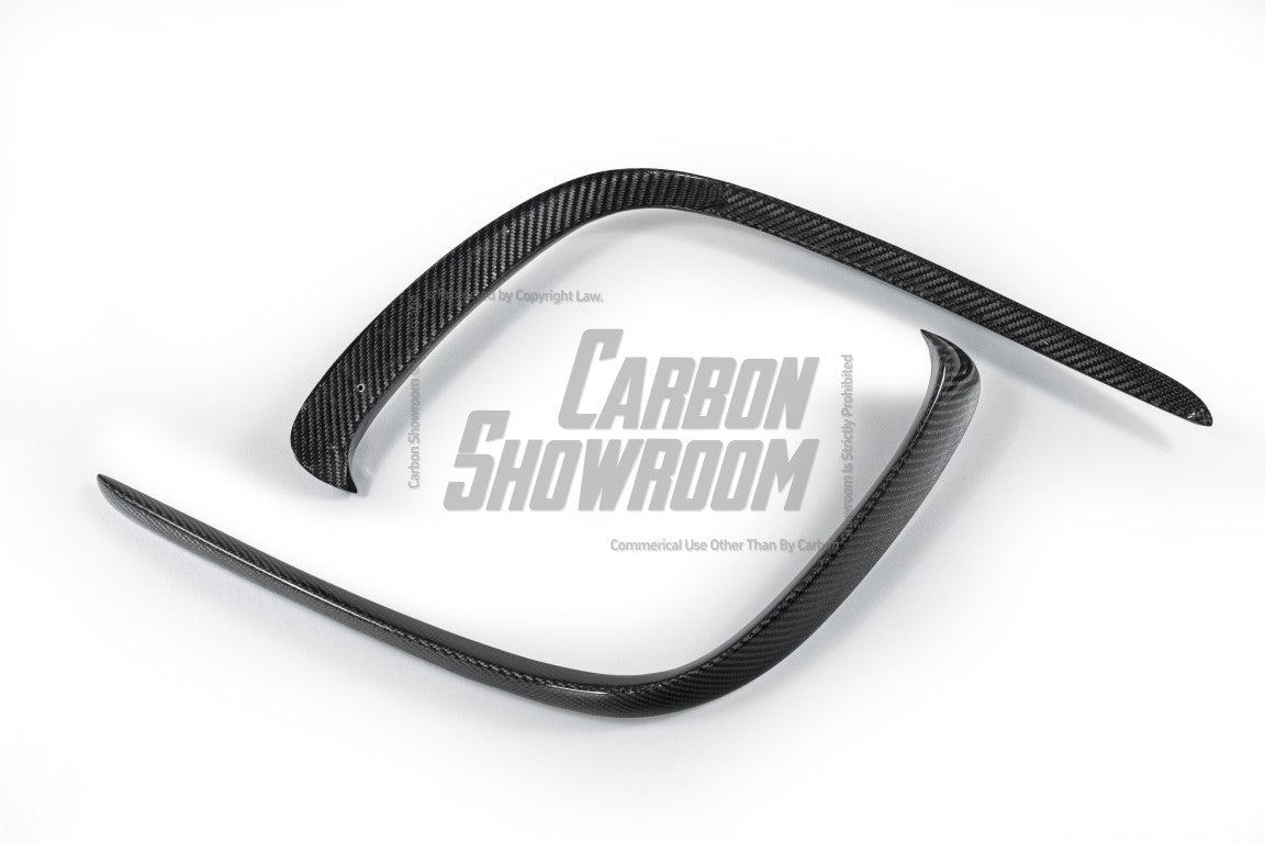 Future Design FD GT Carbon Fiber FRONT BUMPER CANARDS for Mercedes Benz GLC250 AMG / GLC300 AMG / GLC43 AMG W253 GLC & GLC Coupe 2016-2019 Pre-facelift - Performance SpeedShop