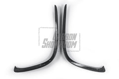 Future Design FD GT Carbon Fiber FRONT BUMPER CANARDS for Mercedes Benz GLC250 AMG / GLC300 AMG / GLC43 AMG W253 GLC & GLC Coupe 2016-2019 Pre-facelift - Performance SpeedShop