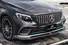 Future Design FD GT Carbon Fiber FRONT BUMPER CANARDS for Mercedes Benz GLC250 AMG / GLC300 AMG / GLC43 AMG C253 GLC & GLC Coupe 2016-2019 Pre-facelift