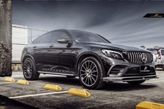 Future Design FD GT Carbon Fiber FRONT BUMPER CANARDS for Mercedes Benz GLC250 AMG / GLC300 AMG / GLC43 AMG C253 GLC & GLC Coupe 2016-2019 Pre-facelift