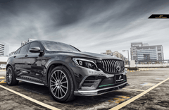 Future Design FD GT Carbon Fiber FRONT BUMPER CANARDS for Mercedes Benz GLC250 AMG / GLC300 AMG / GLC43 AMG C253 GLC & GLC Coupe 2016-2019 Pre-facelift