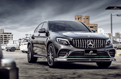Future Design FD GT Carbon Fiber FRONT BUMPER CANARDS for Mercedes Benz GLC250 AMG / GLC300 AMG / GLC43 AMG C253 GLC & GLC Coupe 2016-2019 Pre-facelift