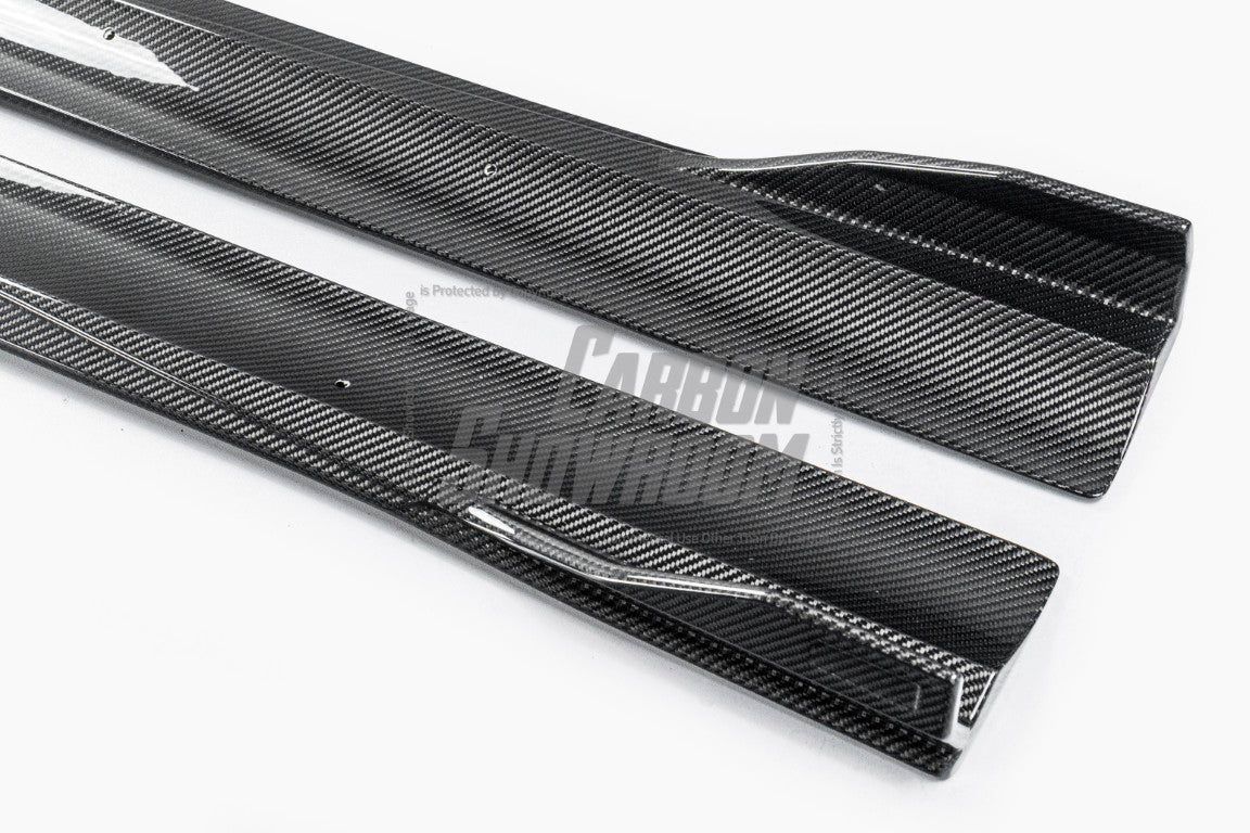 Future Design FD GTS-V Carbon Fiber SIDE SKIRTS For CLS450 CLS53 W257 C257 2019-ON - Performance SpeedShop