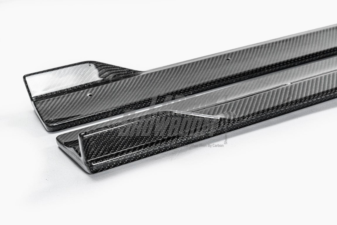 Future Design FD GTS-V Carbon Fiber SIDE SKIRTS For CLS450 CLS53 W257 C257 2019-ON - Performance SpeedShop