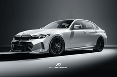 Future Design FD V1 Carbon Fiber Front Splitter for BMW G20 / G21 3 Series M340i 330i 2023-ON LCI