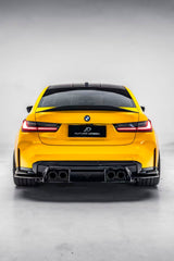 Future Design FD V1 Carbon Fiber Rear Spoiler for BMW G20 / G21 3 Series & M3 G80 2021-ON