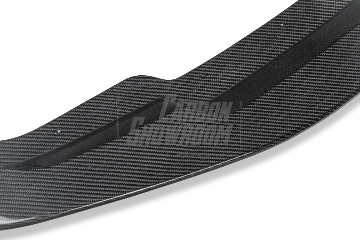 Future Design FD V2 Carbon Fiber FRONT LIP SPLITTER for BMW I4 G26 M50 / e Drive 40 & 4 Series G26 Gran coupe M440i 430i - Performance SpeedShop