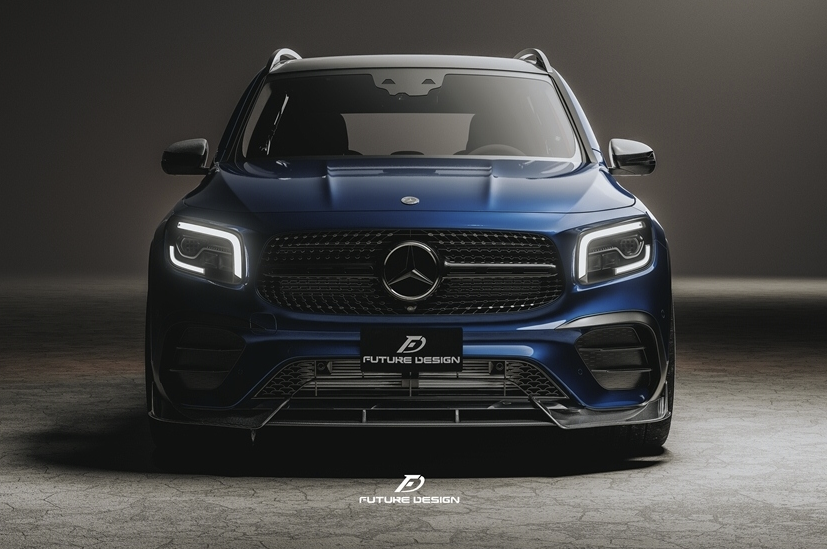 Future Design FD V2 Carbon Fiber FRONT LIP SPLITTER for Mercedes Benz GLB250 AMG / GLB35 AMG X247 2020-ON