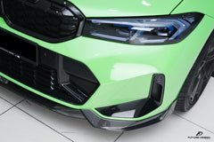 Future Design FD V2 Carbon Fiber Front Splitter for BMW G20 / G21 3 Series M340i 330i 2023-ON LCI - Performance SpeedShop