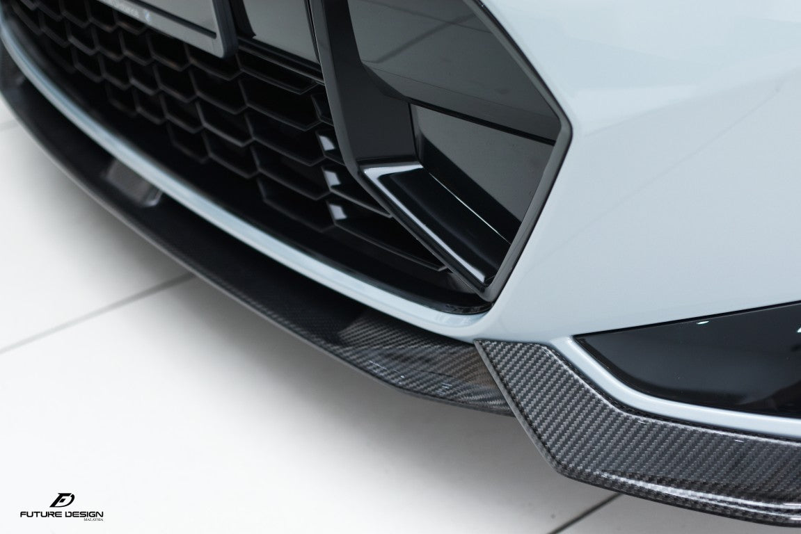 Future Design FD V2 Carbon Fiber Front Splitter for BMW G20 / G21 3 Series M340i 330i 2023-ON LCI - Performance SpeedShop