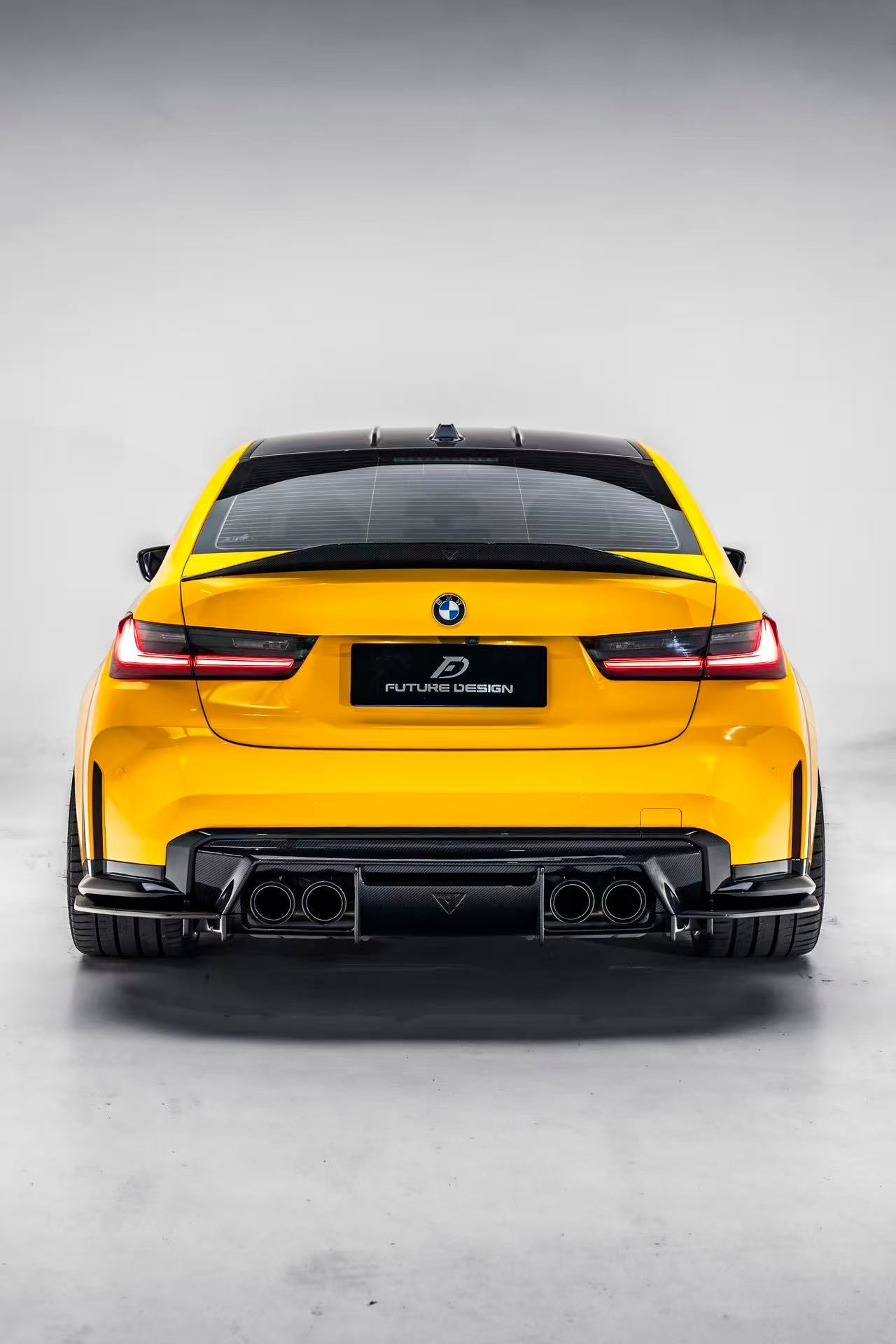 Future Design FD V2 Carbon Fiber REAR DIFFUSER for M3 G80 & M4 G82 G83 2021-ON - Performance SpeedShop