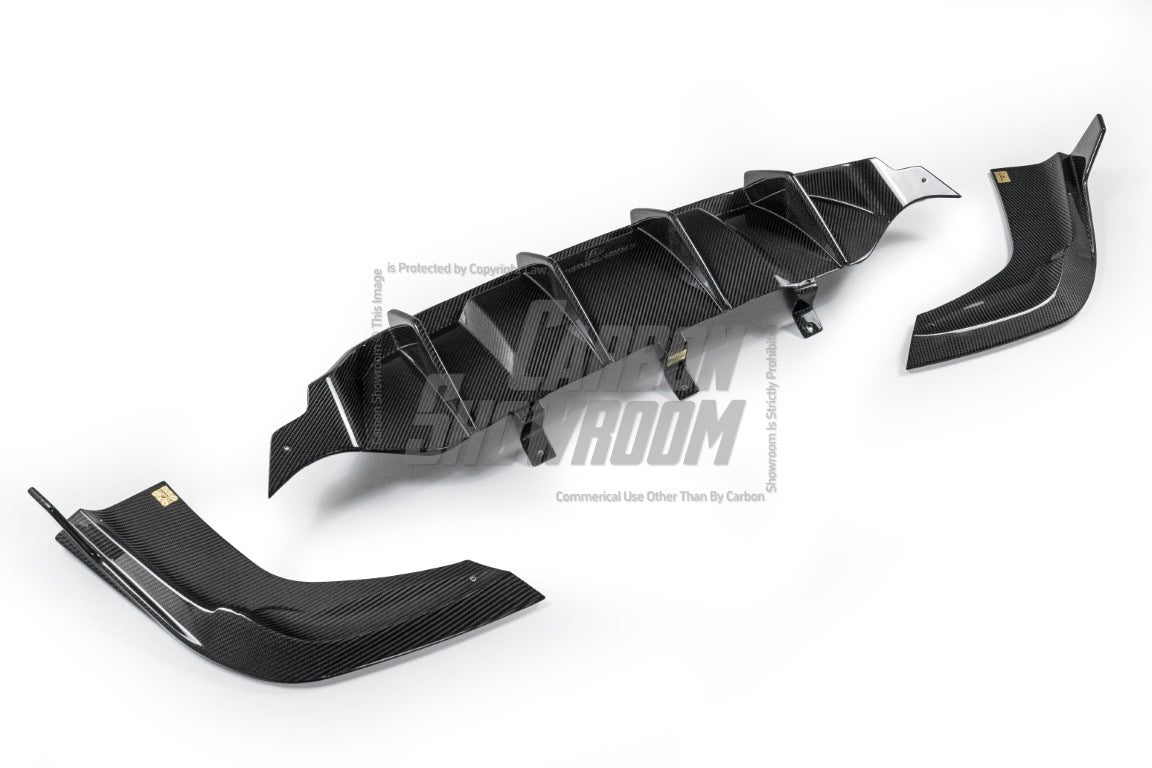 Future Design FD V2 Carbon Fiber REAR DIFFUSER for Mercedes Benz GLB 250 AMG / GLB 35 AMG X247 2020-ON