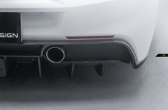 Ferrari 488 GTB & Spider 2016 2017 2018 2019 2020 with Aftermarket Parts - NVT Style Bumper Diffuser Upper Trim Carbon Fiber / FRP from Future Design