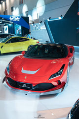Future Design Carbon Fiber Hood Bonnet Intake Vents for Ferrari F8 - Performance SpeedShop
