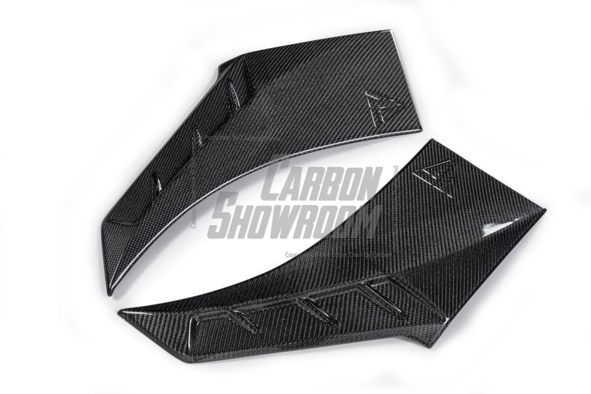 BMW X6 M60I M50I xDrive40i G06 (Fits Pre-LCI& LCI) 2020 2021 2022 2023 2024 with Aftermarket Parts - Front Fender Trim Overlay Carbon Fiber / FRP from Future Design