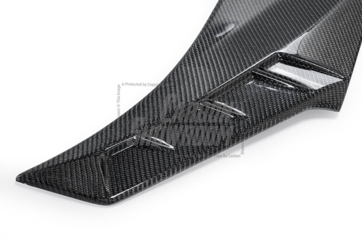 BMW X6 M60I M50I xDrive40i G06 (Fits Pre-LCI& LCI) 2020 2021 2022 2023 2024 with Aftermarket Parts - Front Fender Trim Overlay Carbon Fiber / FRP from Future Design