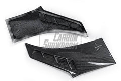 BMW X6 M60I M50I xDrive40i G06 (Fits Pre-LCI& LCI) 2020 2021 2022 2023 2024 with Aftermarket Parts - Front Fender Trim Overlay Carbon Fiber / FRP from Future Design