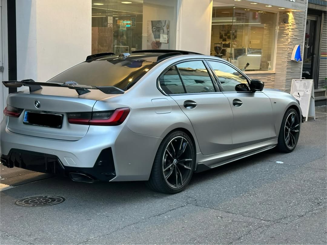 BMW M3 M3C M3CS G80 2021-ON & 3 Series M340i 330i (Fits Both Pre-LCI & LCI) G20 2019-ON with Aftermarket Parts - MP Style Rear Wing Carbon Fiber/FRP from Future Design