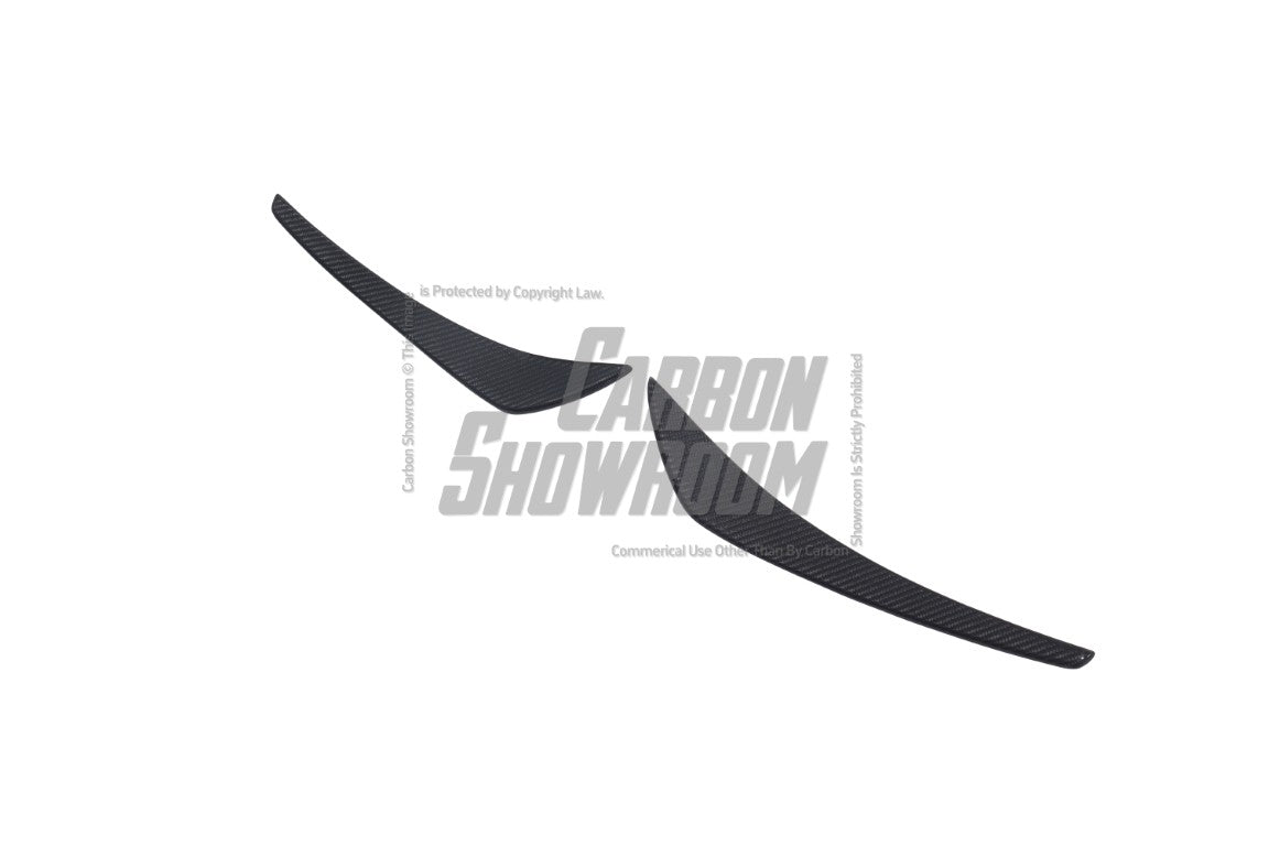 Future Design Carbon Fiber FRONT BUMPER CANARDS for McLaren 720S - Performance SpeedShop