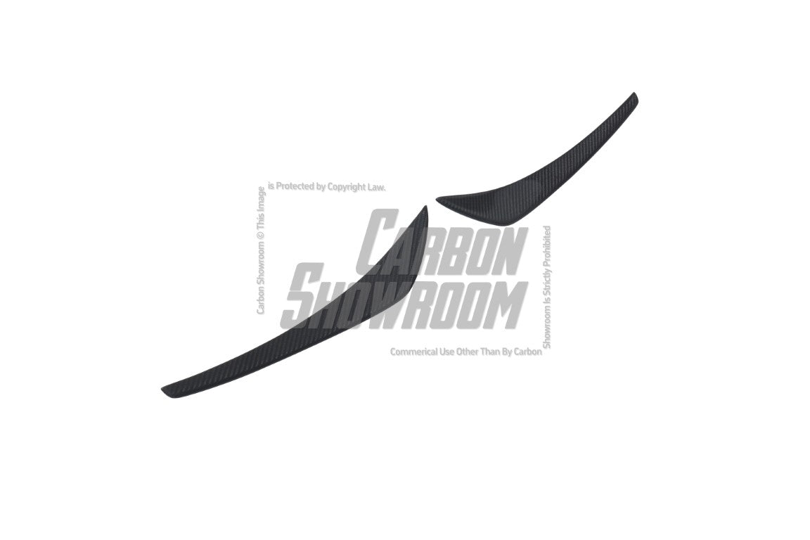 Future Design Carbon Fiber FRONT BUMPER CANARDS for McLaren 720S - Performance SpeedShop