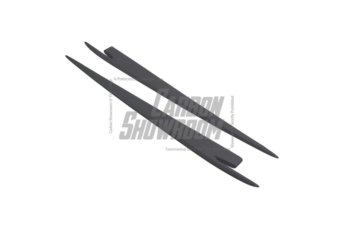 Future Design Carbon McLaren 720S Carbon Fiber Side Blades - Performance SpeedShop