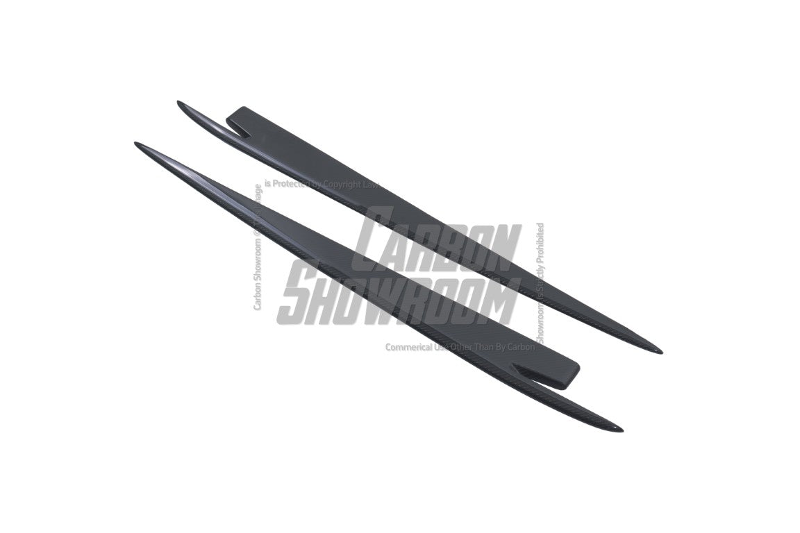 Future Design Carbon McLaren 720S Carbon Fiber Side Blades - Performance SpeedShop