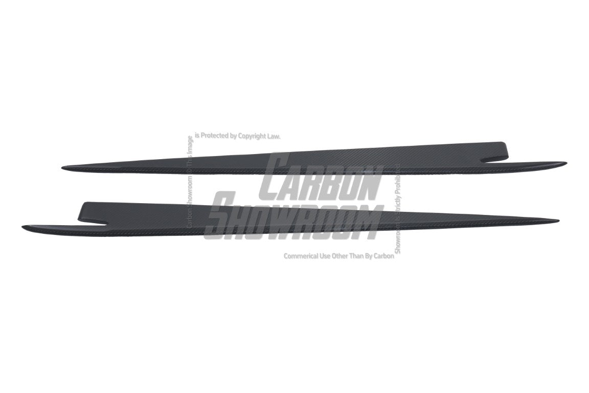 Future Design Carbon McLaren 720S Carbon Fiber Side Blades - Performance SpeedShop