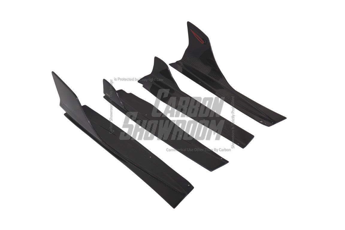 Future Design Carbon McLaren 720S Carbon Fiber Side Skirts - Performance SpeedShop