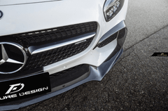 Future Design Carbon RT Style Front Lip for Mercedes Benz AMG GT GTS C190 2015-2017 Pre-Facelift Carbon Fiber