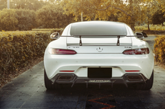 Mercedes Benz AMG GT GTS GTC C190 2015 2016 2017 2018 2019 2020 2021 with Aftermarket Parts - RT Style Rear Wing Carbon Fiber from Aero Republic