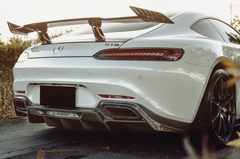 Mercedes Benz AMG GT GTS GTC C190 2015 2016 2017 2018 2019 2020 2021 with Aftermarket Parts - RT Style Rear Wing Carbon Fiber from Aero Republic
