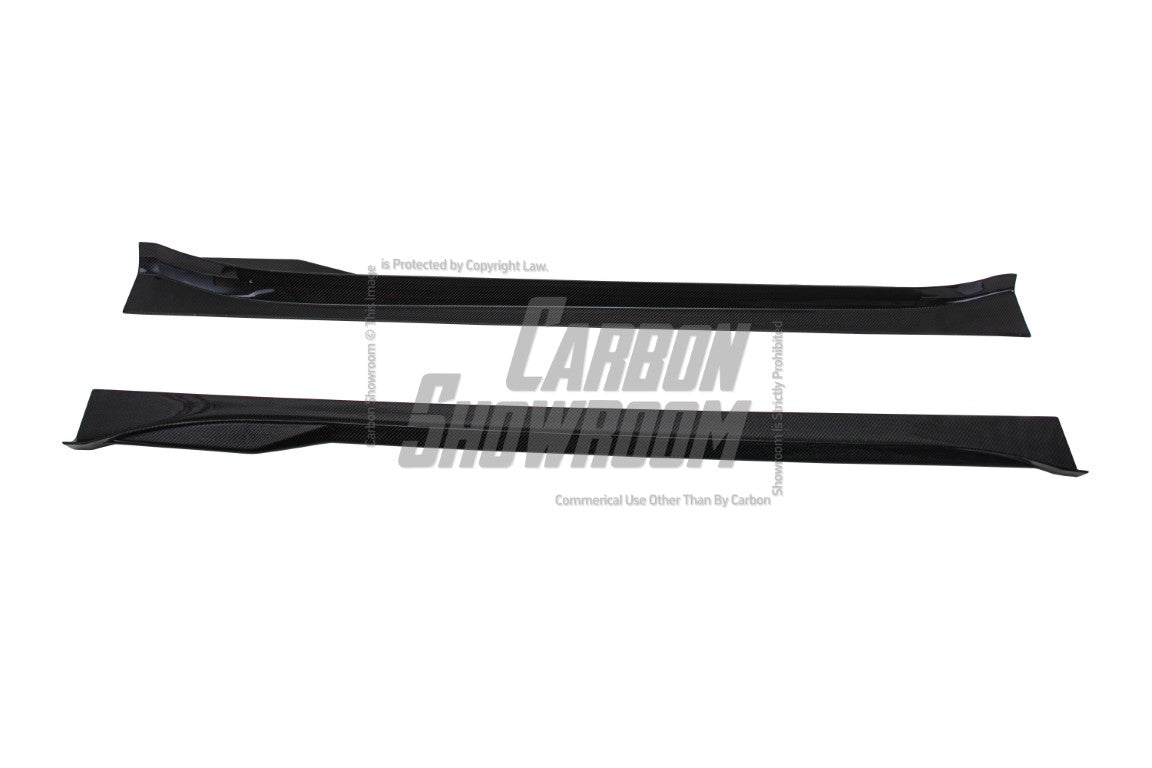 Future Design Carbon Fiber SIDE SKIRTS for Porsche 992 Carrera & 4 & S & 4S - Performance SpeedShop
