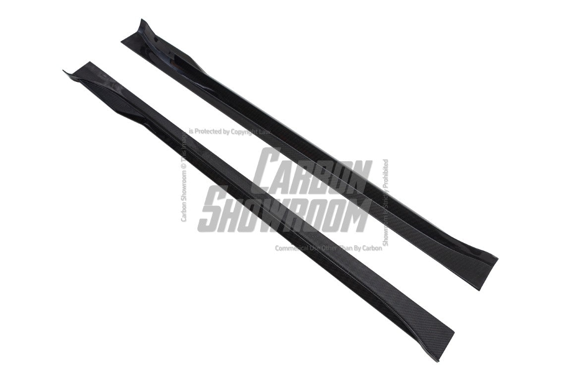 Future Design Carbon Fiber SIDE SKIRTS for Porsche 992 Carrera & 4 & S & 4S - Performance SpeedShop