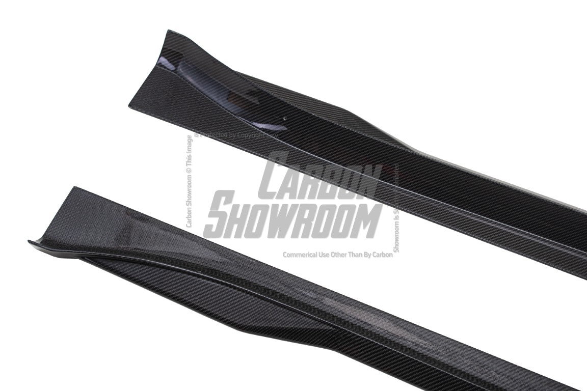 Future Design Carbon Fiber SIDE SKIRTS for Porsche 992 Carrera & 4 & S & 4S - Performance SpeedShop