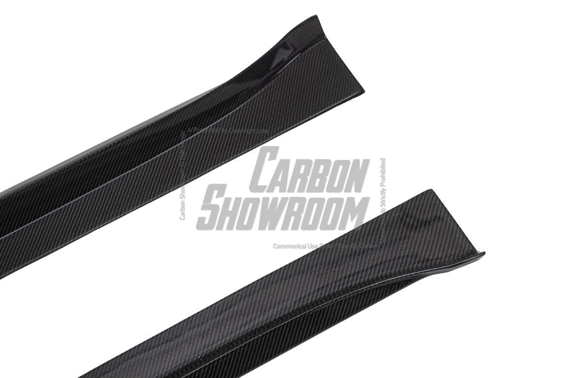 Future Design Carbon Fiber SIDE SKIRTS for Porsche 992 Carrera & 4 & S & 4S - Performance SpeedShop