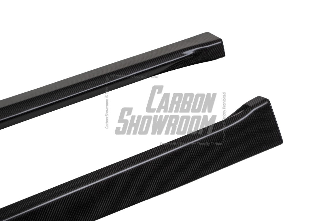 Future Design Carbon Fiber SIDE SKIRTS for Porsche 992 Carrera & 4 & S & 4S - Performance SpeedShop