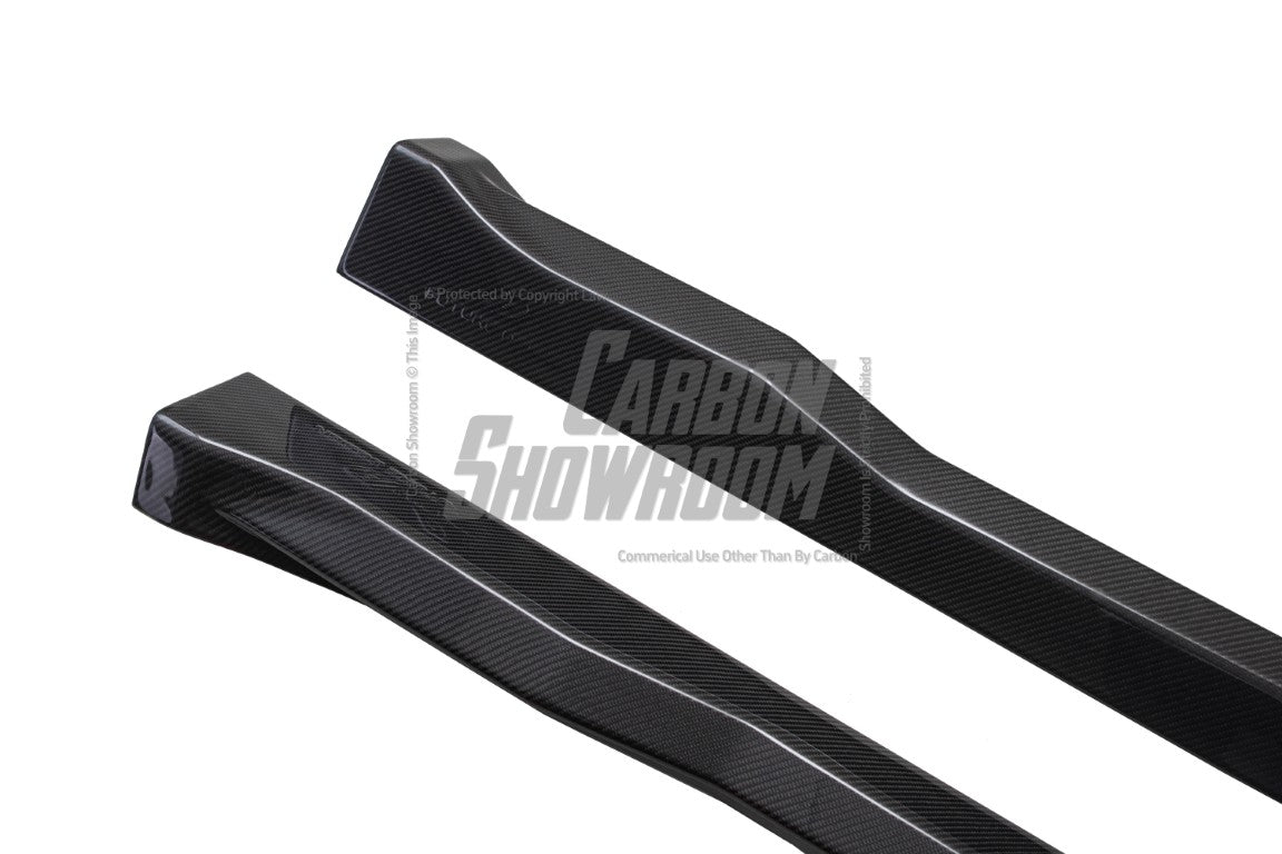 Future Design Carbon Fiber SIDE SKIRTS for Porsche 992 Carrera & 4 & S & 4S - Performance SpeedShop