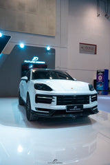 Future Design Carbon Fiber FRONT LIP SPLITTER for Porsche Cayenne Coupe 9Y3 - Performance SpeedShop