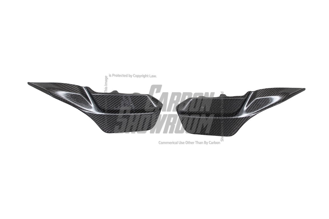 Future Design FD Carbon Fiber UPPER VALENCES for Porsche Taycan 4 & 4S - Performance SpeedShop