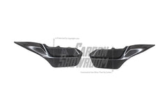 Future Design FD Carbon Fiber UPPER VALENCES for Porsche Taycan 4 & 4S - Performance SpeedShop